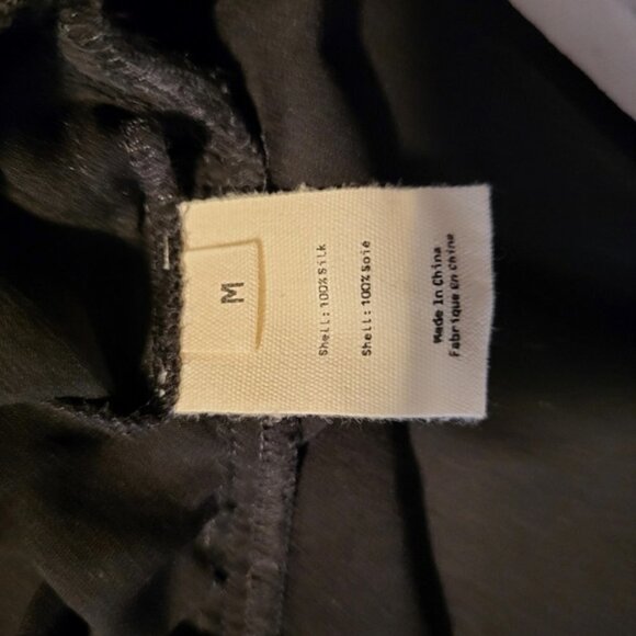 L'AGENCE Black 100% Silk Top Size Medium - Picture 7 of 9